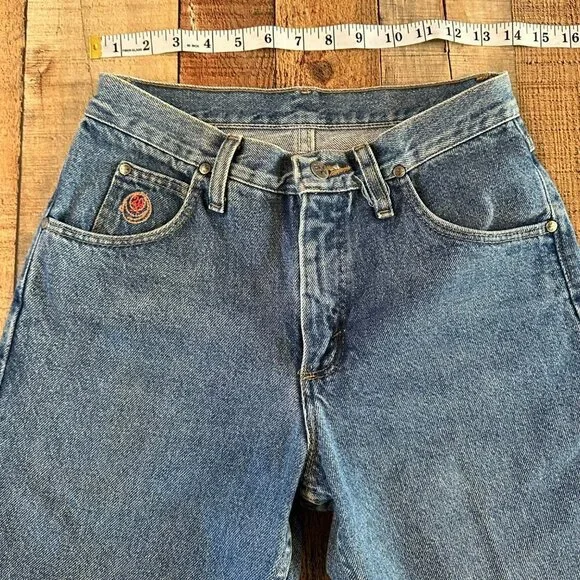 Vintage 90's 20X denim jeans straight leg western wear cowgirl women's 5 - Picture 2 of 9